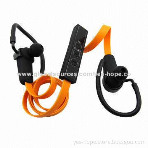 Waterproof Sports Stereo Bluetooth Headphones with 2,402-2,480MHz Frequency